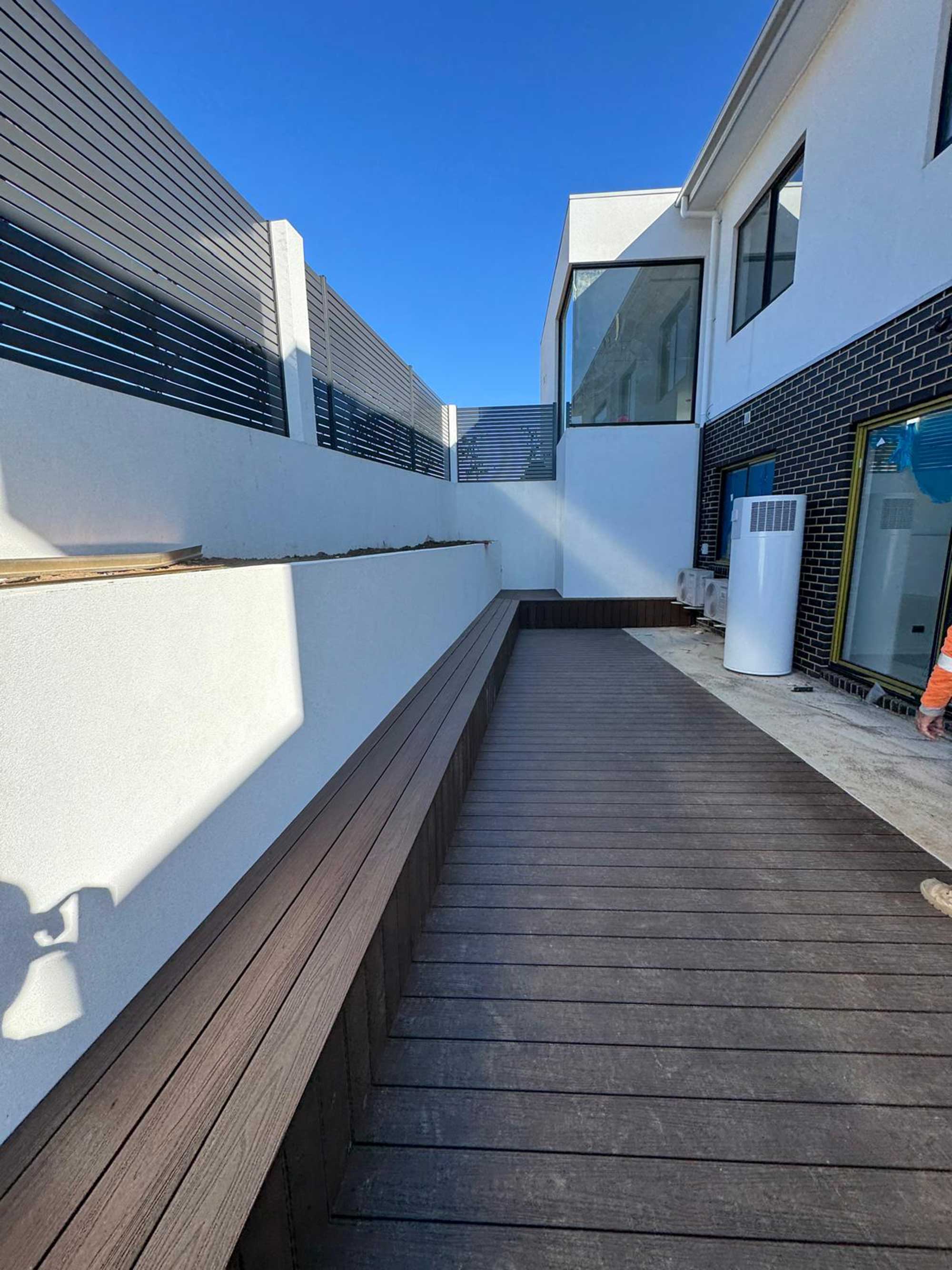 Rooftop balcony deck project in Canberra